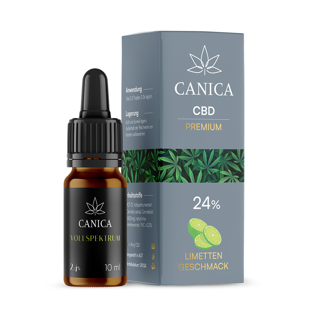 CBD Öl Limette 24% Premium Vollspektrum