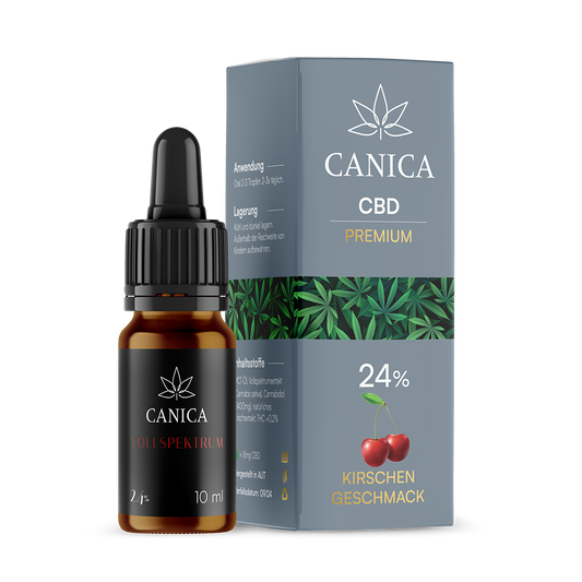 CBD Öl Kirsche 24%  Premium Vollspektrum