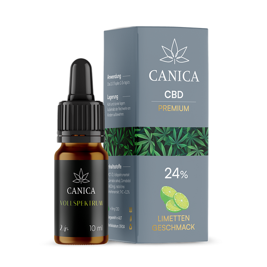 CBD Öl Limette 24%  Premium Vollspektrum